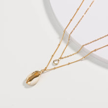 Load image into Gallery viewer, Cowrie Shell Layered Necklace

