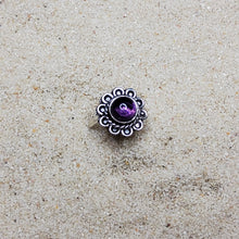 Load image into Gallery viewer, Amethyst Flower Ring US7
