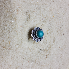 Load image into Gallery viewer, Turquoise Flower Ring US6
