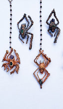Load image into Gallery viewer, Amethyst Spider Y-Chain Necklace
