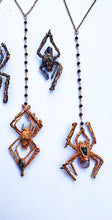Load image into Gallery viewer, Amethyst Spider Y-Chain Necklace.

