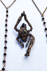 5 legged Spider Y-Chain Necklace