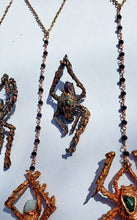 Load image into Gallery viewer, 5 legged Spider Y-Chain Necklace
