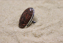 Load image into Gallery viewer, Rhodonite Statement Ring US7.5
