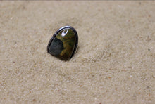 Load image into Gallery viewer, Green Eyed Jasper Ring US6.5
