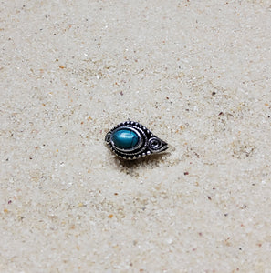 Mini Turquoise Stone Ring US5.75